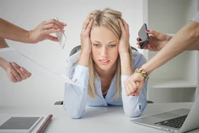 Druck im Arbeitsumfeld